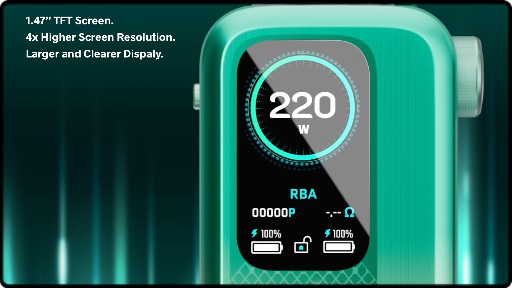 L'écran de la box Vinci Spark 220